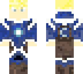 lillasi 2.0 but a waterbender mcbe allowed (boy skin)