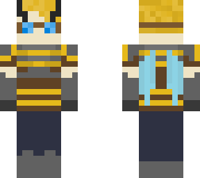midieivil bee person skin