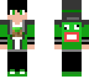 minecraft fan green