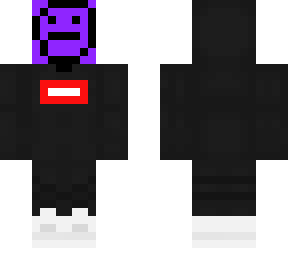 my skin wearing a hoodie