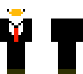 pato blanco elegante