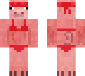 pig in bikini
