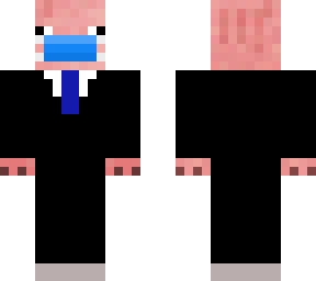 pig with mask