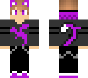 purple cat boy