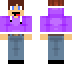 purple hooded kid