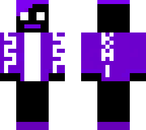 purple robot mincraft skin