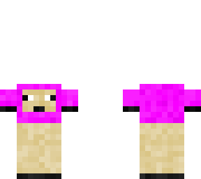 purple sheep man
