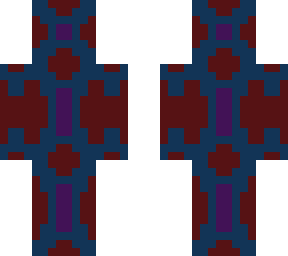 red and blue