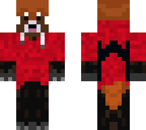 red panda red hoodie