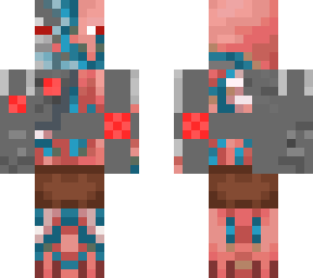 robot blue pigamn