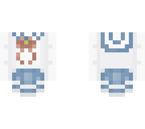school girl uniform long sleeves (ask for my permission in hypixel!)
