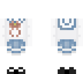 school girl uniform long sleeves (ask for my permission in hypixel!)