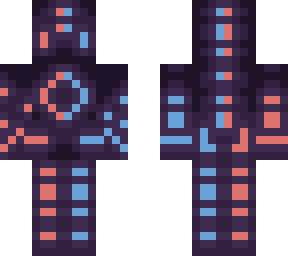 silent glow (red & blue)