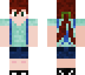 summer girl (red hair, green eyes)