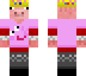 technoblade with a peppa pig