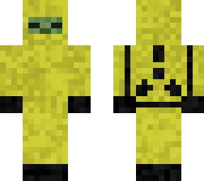 zombie in a hazmat suit