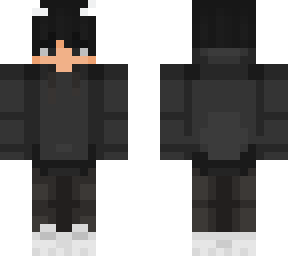 anime boy with white horns