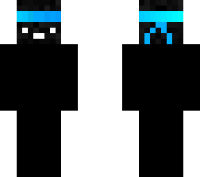 black and blue | Minecraft Skin