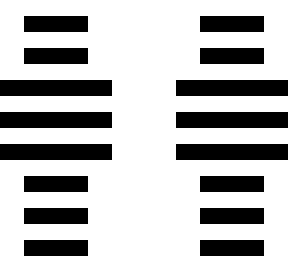 black and white
