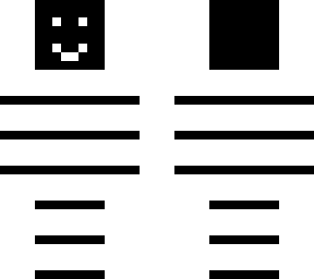 black and white smiley