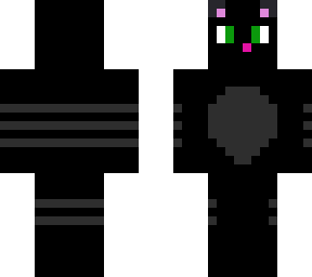 black cat skin