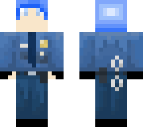 blue (police cop outfit)