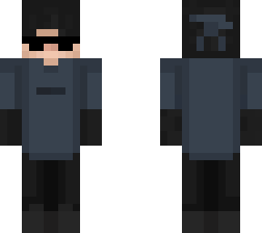 blue and black eboy with glasses