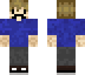 blue ***** (with mustache