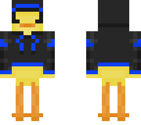 duck w blue hood