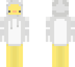 duck white hoodie