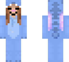 girl in a stitch onesie