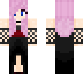 girl in black dress