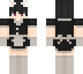 maid boy with cat ears