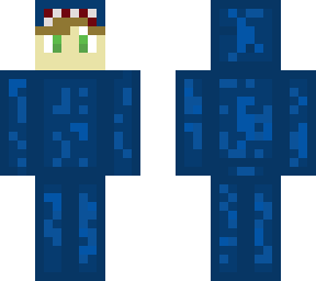 my first fully custom skin! (squid me)