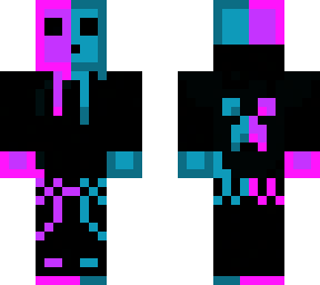pink and blue slime