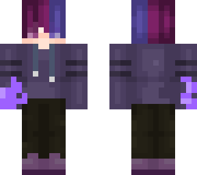 powered purple anime boy with a few changes