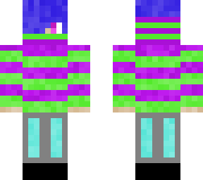 purple and lime gamer