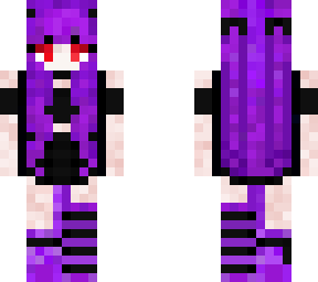 purple vampire girl