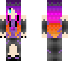 queen with sunset hair