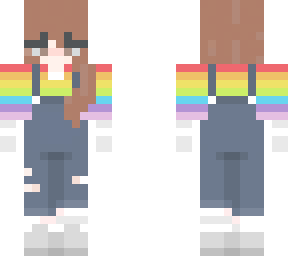 rainbow overalls