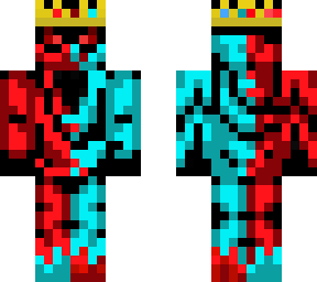 red and blue