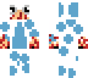 scary blue berry cow