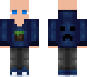 skin pelado azul