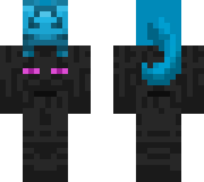 tiny enderman withe dragon