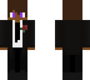 tuxedo purple eyes