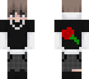 white and black