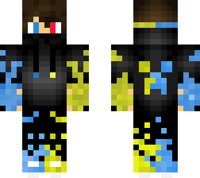 yellow blue fighter