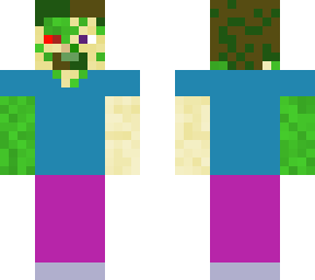 zombie steve, on nooooooo...!