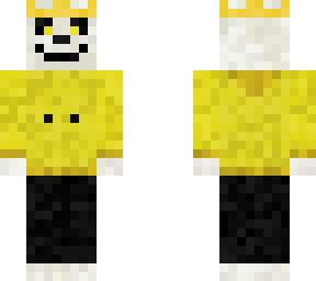 a spartoi wearing a hoodie, pants, and a crown.