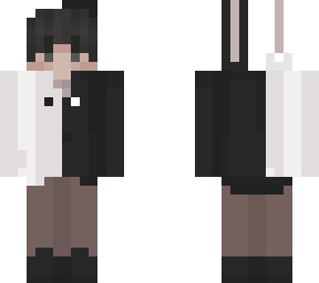 black and white bunny boy